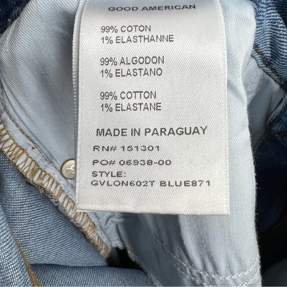 Good American Good Vintage Low Natural Fray Sz 6 - Picture 6 of 9